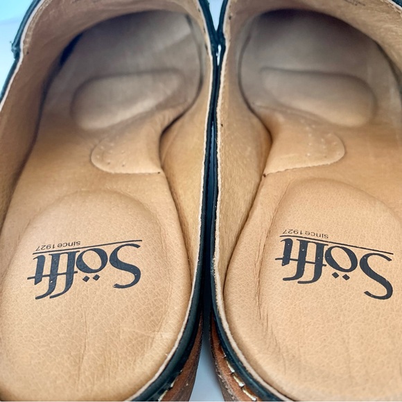 Sofft Mules Naoko Black Leather New in Box Size 10 - Picture 13 of 14